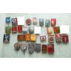 Подборка значков No4: города, гербы городов. Цена за один значок.