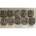 Комплект сувенирных значков ,,Города-герои"Цена снижена