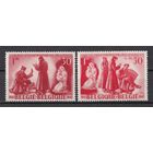 72.Bg. Бельгия. Для бельгийских военнопленных. 1943 г. Полная серия. Mi.##626-627 (*).