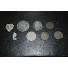 Несколько монет из разного времени, - полагаю, что есть и серебряные - цена указанна за всё сразу, но без пересыла по почте-!