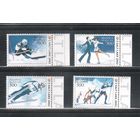 Беларусь-2002(Мих.439у-442у)  **, Спорт, ОИ-2002 разновидность, без флуоресцентной защиты