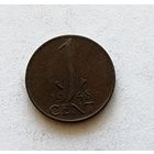 Нидерланды 1 цент, 1948