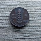 Werty71 Италия 5 чентезимо 1923 Колос