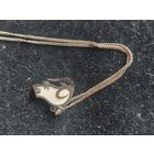 Цепочка серебро с кулоном