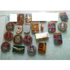 Подборка значков No3: города, гербы городов, золотое кольцо, самолёты. Цена за один значок.