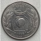 США 25 центов (квотер) 1999 г. D. Штат Джорджия