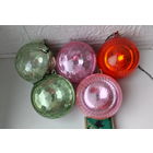 Ёлочные игрушки шары. ( 5 шт ).