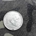 2 рейхсмарки(1939г.) (D) Серебро.