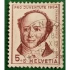 Швейцария 1954. Швейцарский писатель Иеремиаса Гоихельф 1797-1854