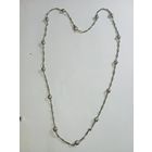 Цепочка похожа на серебро но пробы нет  , не магнит . С рубля .