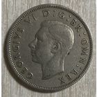 Монета 2 шиллинга 1949 год. Великобритания. Король Георг VI