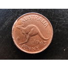 Австралия. Пенни. 1943. С 20 копеек. Распродажа коллекции. Смотрите другие лоты.