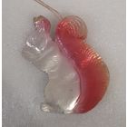 Игрушка ёлочная Белка, картонаж. СССР