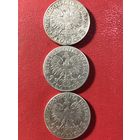 5 злотых 1932.1933.1934г.цена за все.