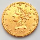 10 долларов США 1881г.