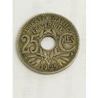 Франция 25 сентим 1925