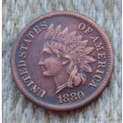США 1 цент 1880 года. Индеец. Предложи свою цену или обмен!