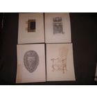 Хромолитографии из издания История декоративного искусства XVI века Издано Анри Лоренсом,Париж, 1892г.3 шт.(Лот 04)