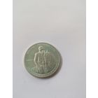 1/2 доллара 1982 года , 250 лет со дня рождения Джорджа Вашингтона,буква D (Денвер) нечастый, серебро 900 пробы