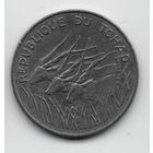 РЕСПУБЛИКА ЧАД. 100 ФРАНКОВ  1985. ФАУНА.  АНТИЛОПЫ