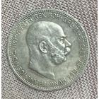 Монета Австро-Венгрия 1 крона 1915 год. Франц Иосиф I. Серебро
