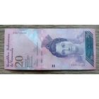 Werty71 Венесуэла 20 боливаров 2014 UNC банкнота Черепашки