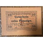 Нотгельд 10 пфеннигов 1917 год. Бернек,. Веймарская республика