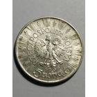 5 злотых 1935 года AU