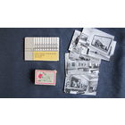 Комплект из 18 черно-белых миниоткрыток с видами залов Руского музея в С.-Петербурге (1984 г.)