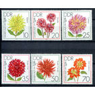 ГДР - 1979г. - Международная садовая выставка. Цветы - полная серия, MNH [Mi 2435-2440] - 6 марок