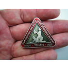 Тяжёлый Байкерский Значок  5-й МЕЖДУНОРОДНЫЙ МОТОСЛЁТ МИНСК 2005г.