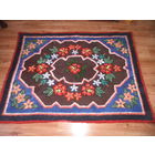 Ковёр,гоберен старинный ручной работы(набивной),основа-мешковина,р-р 195х150 см.С рубля