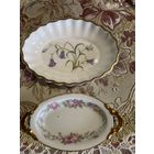 Тарелка Подносик и Мелочница Лимож и Spode Франция Англия винтаж