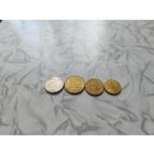 Казахстан 20 тенге 2013 год, 10 тенге 2021 год, 5 тенге 2018 год, 1 тенге 2020 год, с рубля