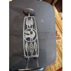 Чугунный подсвечник СССР редкий клеймо