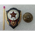 Знак. Отличник Советской армии. тяжёлый, винт