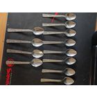 Ложки кофейные , десертные  нержавейка  12 штук