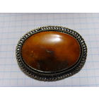 Брошь крупная . Янтарь СССР