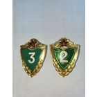 2 и 3 класс пограничник ссср легкий зеленый фон