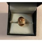 Кольцо Меланжевое стекло Англия винтаж