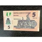 Нигерия 5 UNC полимер с рубля