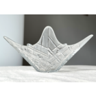 Ваза конфетница звезда резной хрусталь 9х21см