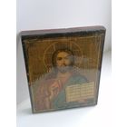 Икона старинная, литография на дереве