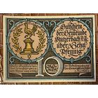 Нотгельд 10 пфеннигов 1921 год. Штютцербах,. Веймарская республика