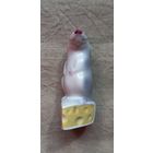 Мышь на куске сыра статуэтка фарфоровая СССР МФФЗ Минская каталожная