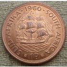 1 пенни 1960 Южная Африка
