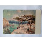 Дореволюционная открытка. Орлов. На южном берегу (Ай-Тодор). Любаньское общество попечения о бедных