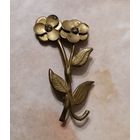 Брошь СССР. Латунь.