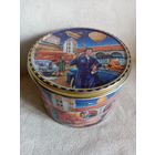 Банка от датского печенья жестяная круглая #1