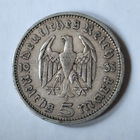 5 марок Гинденбург 1935 г. Германия. А. VF.